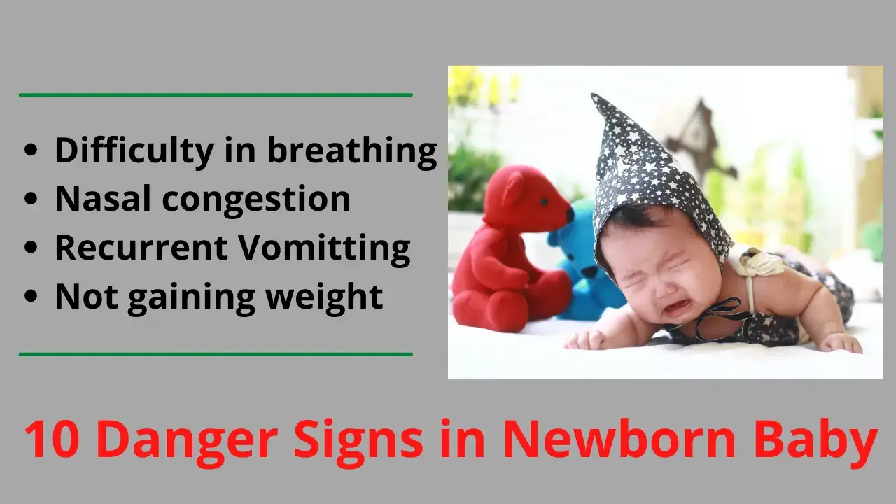 danger signs in newborn baby