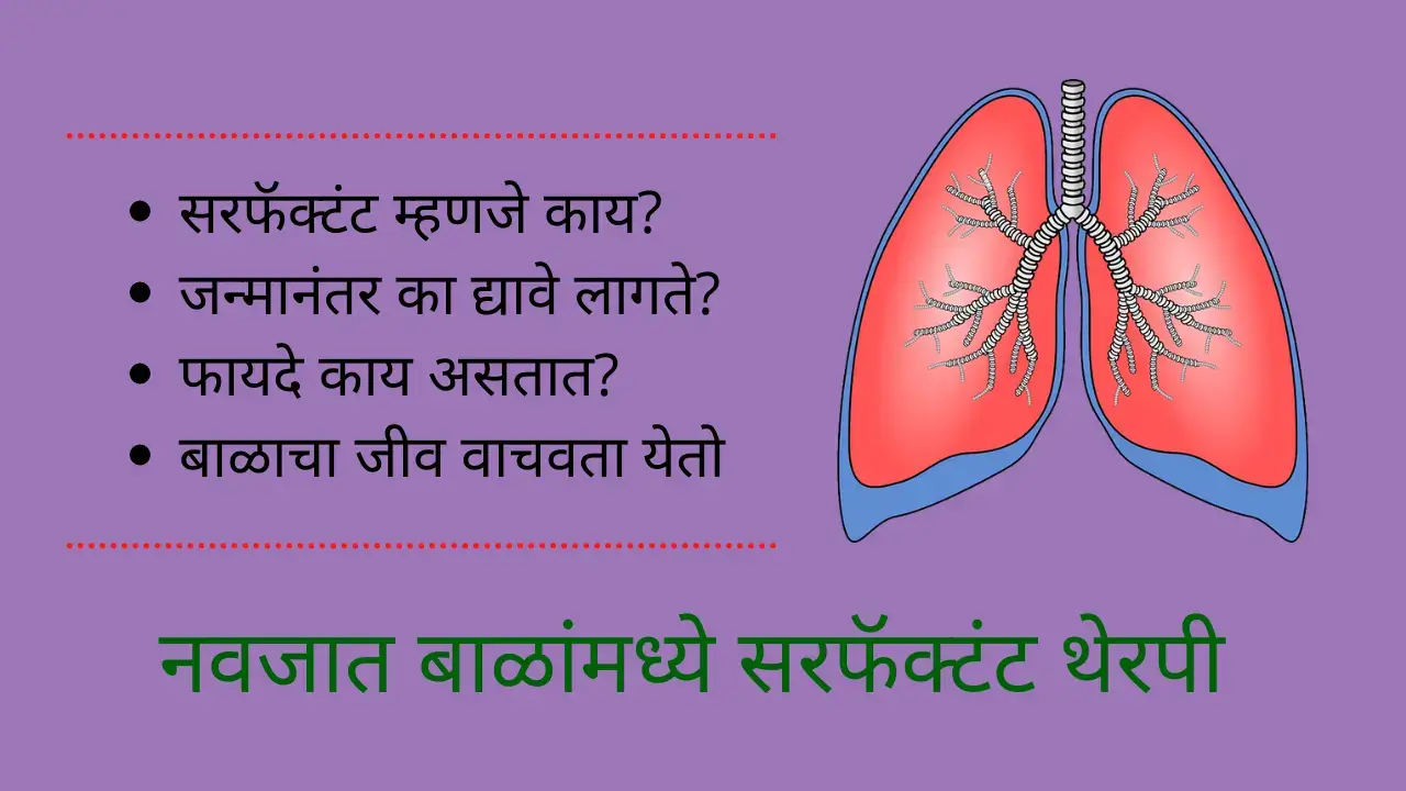 surfactant therapy in marathi
