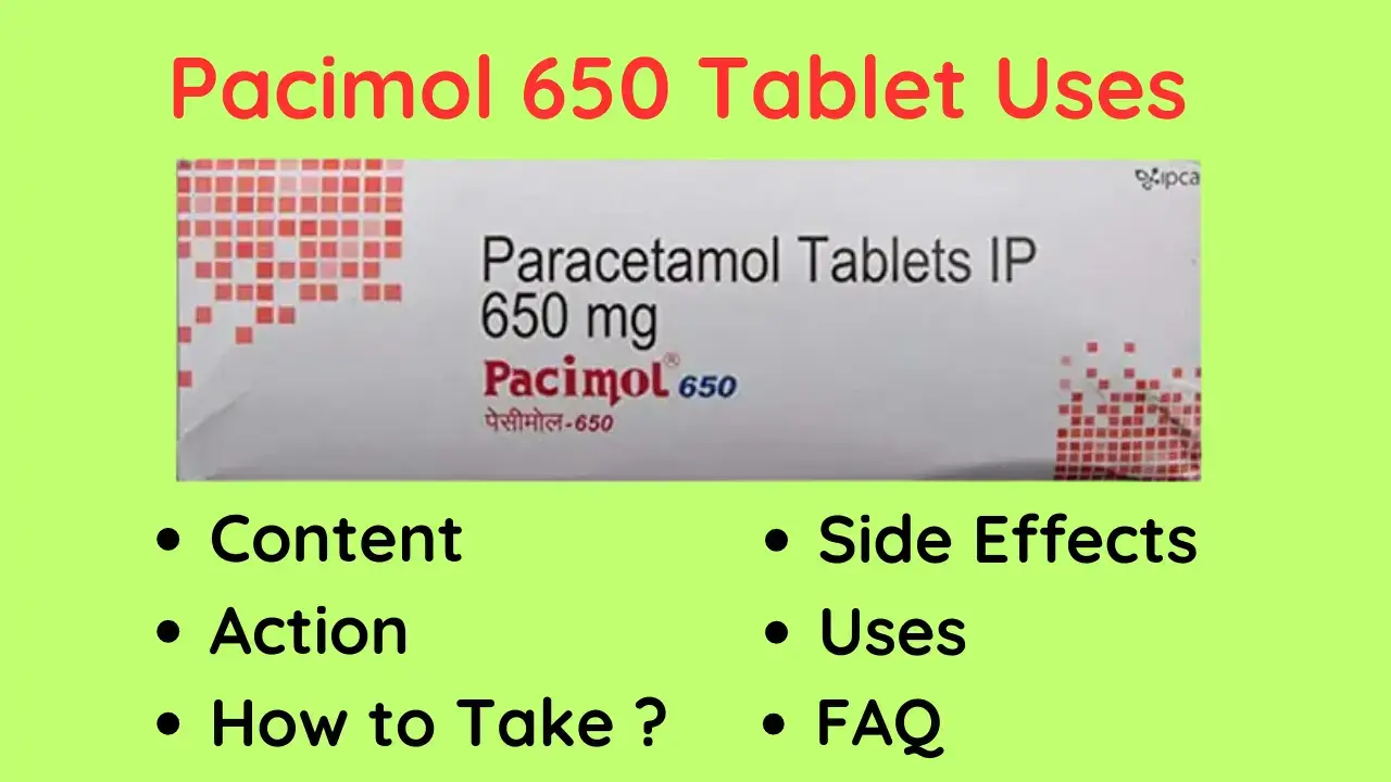 pacimol 650 tablet uses